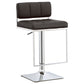 Alameda Adjustable Bar Stool Chrome and Black