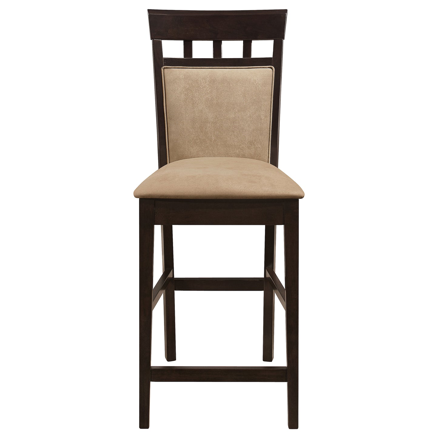 Gabriel Closed Back Counter Chair Cappuccino (Set of 2)