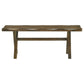 Alston Wood Dining Bench Knotty Nutmeg