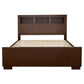 Jessica 4-piece Eastern King Bedroom Set Cappuccino