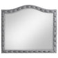 Deanna Upholstered Dresser Mirror Grey