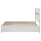 Miranda 51-inch Wood Full Storage Panel Bed White