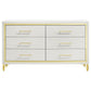 Lucia 6-drawer Dresser Cabinet White