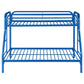 Morgan Metal Twin Over Full Bunk Bed Blue