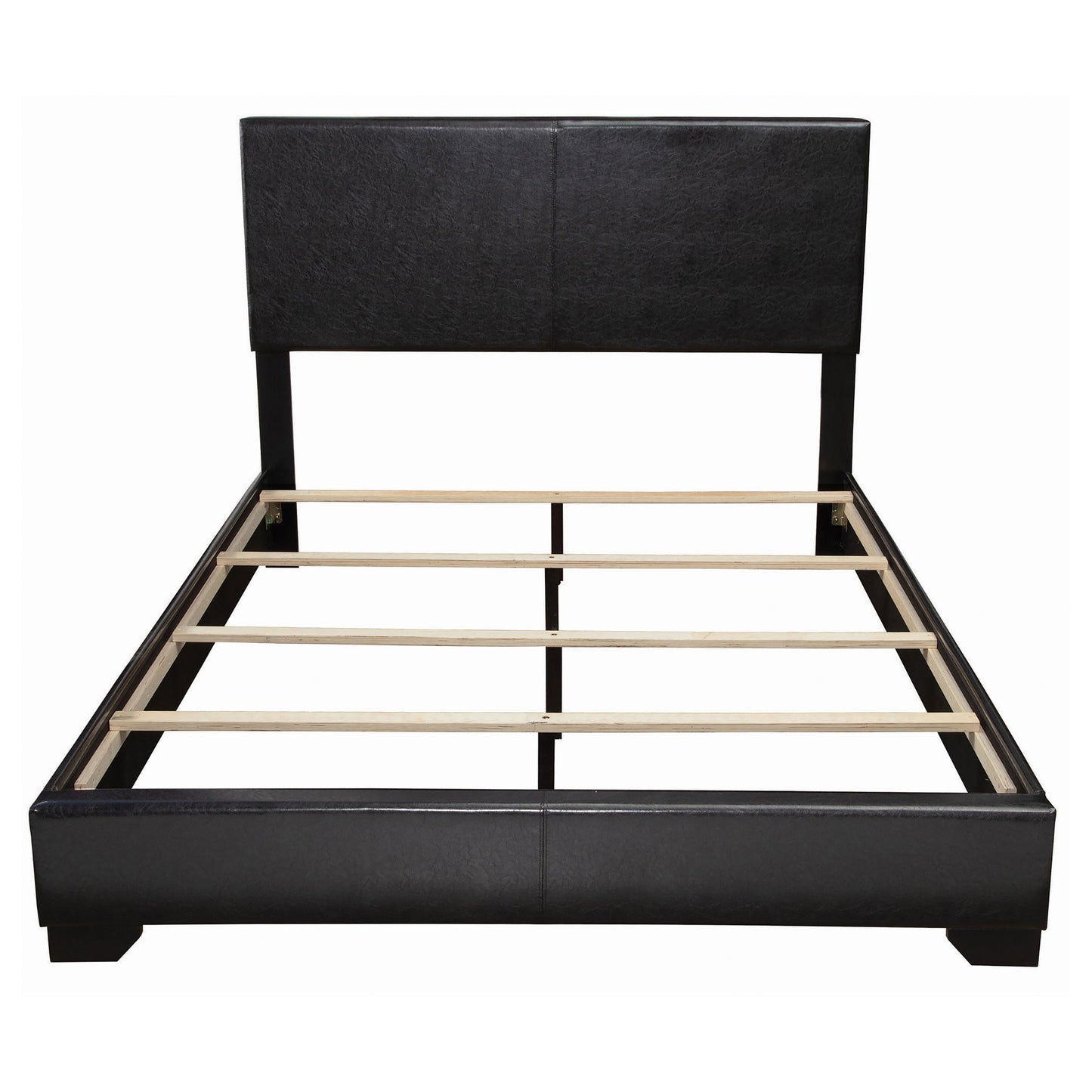 Conner Upholstered Full Panel Bed Black