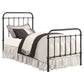 Livingston Metal Twin Open Frame Bed Dark Bronze