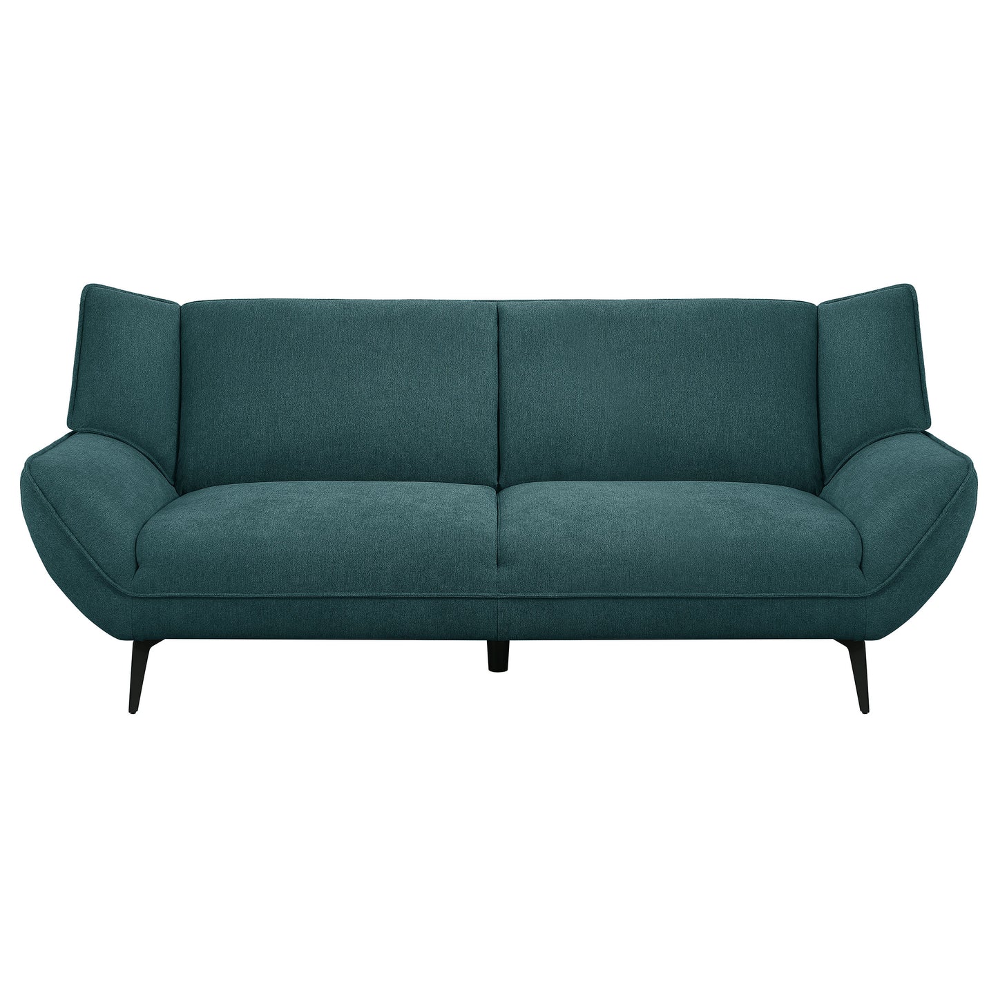 Acton Upholstered Flared Arm Sofa Teal Blue