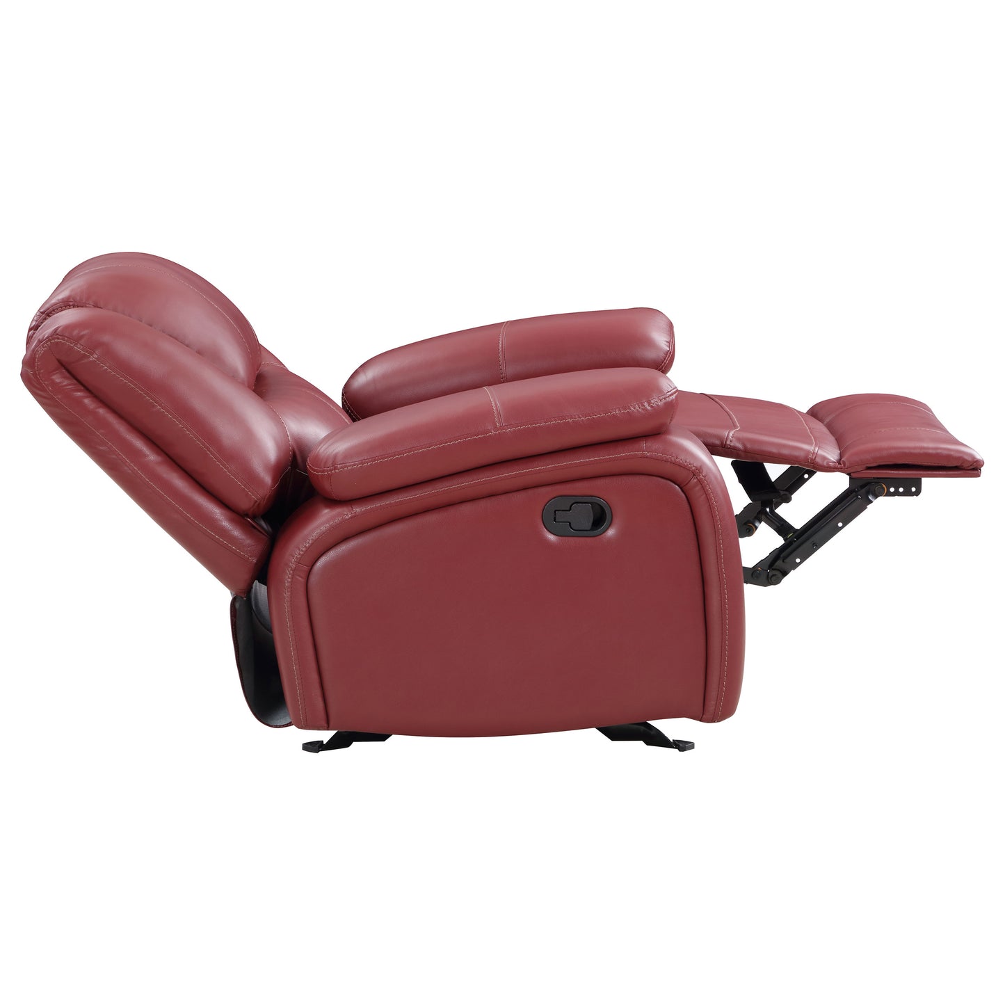 Camila 3-piece Upholstered Reclining Sofa Set Red