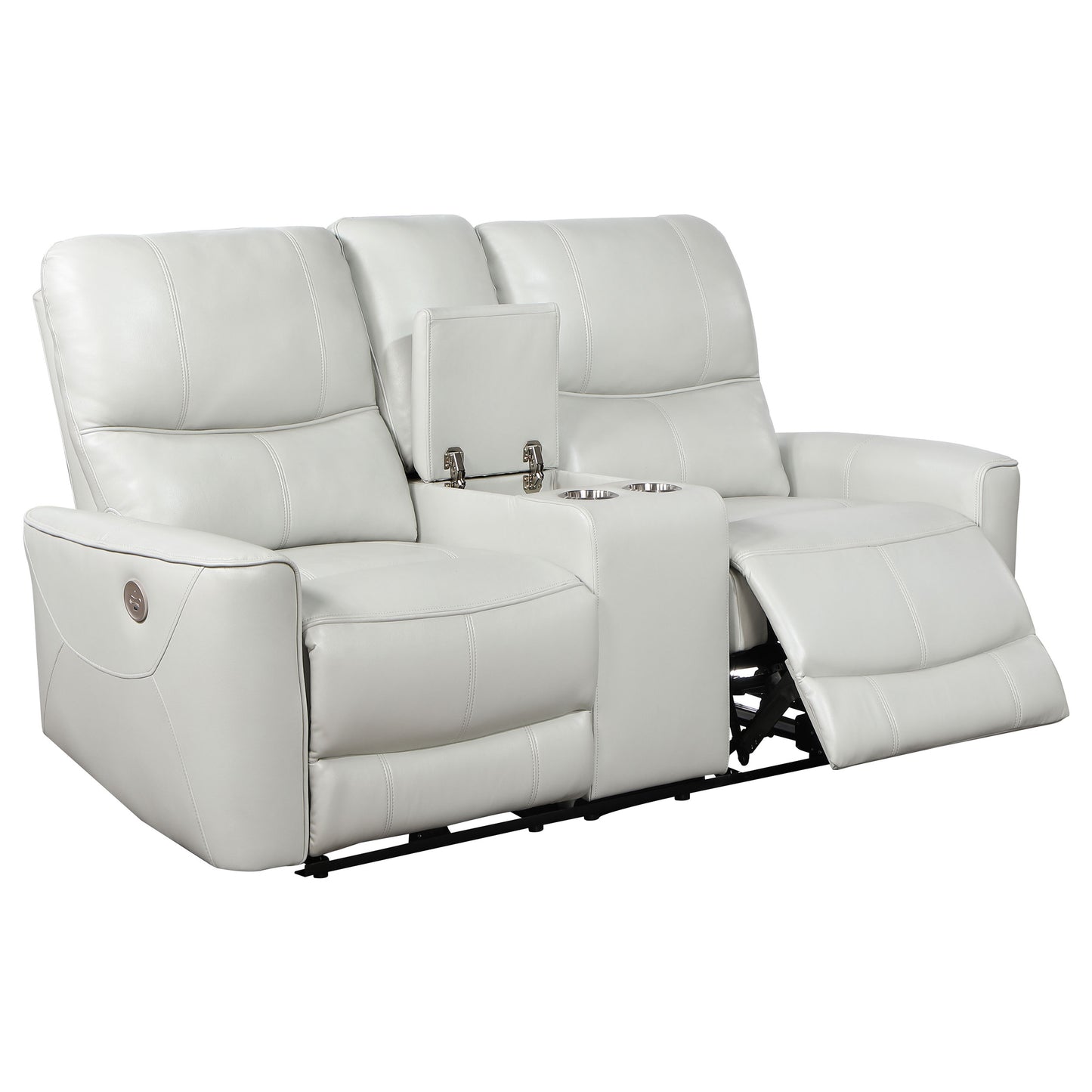 Greenfield 3-piece Power Reclining Sofa Set Dove Grey