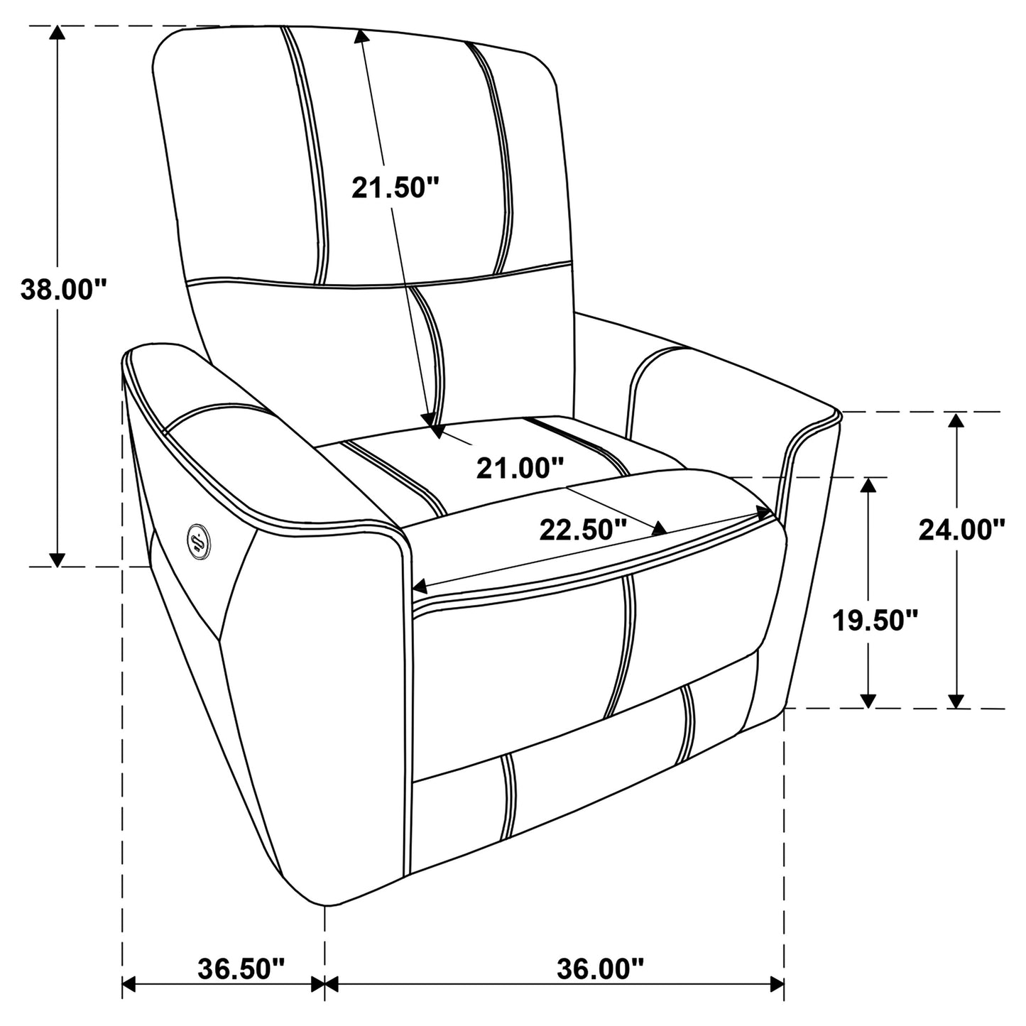 Greenfield 3-piece Power Reclining Sofa Set Saddle Brown