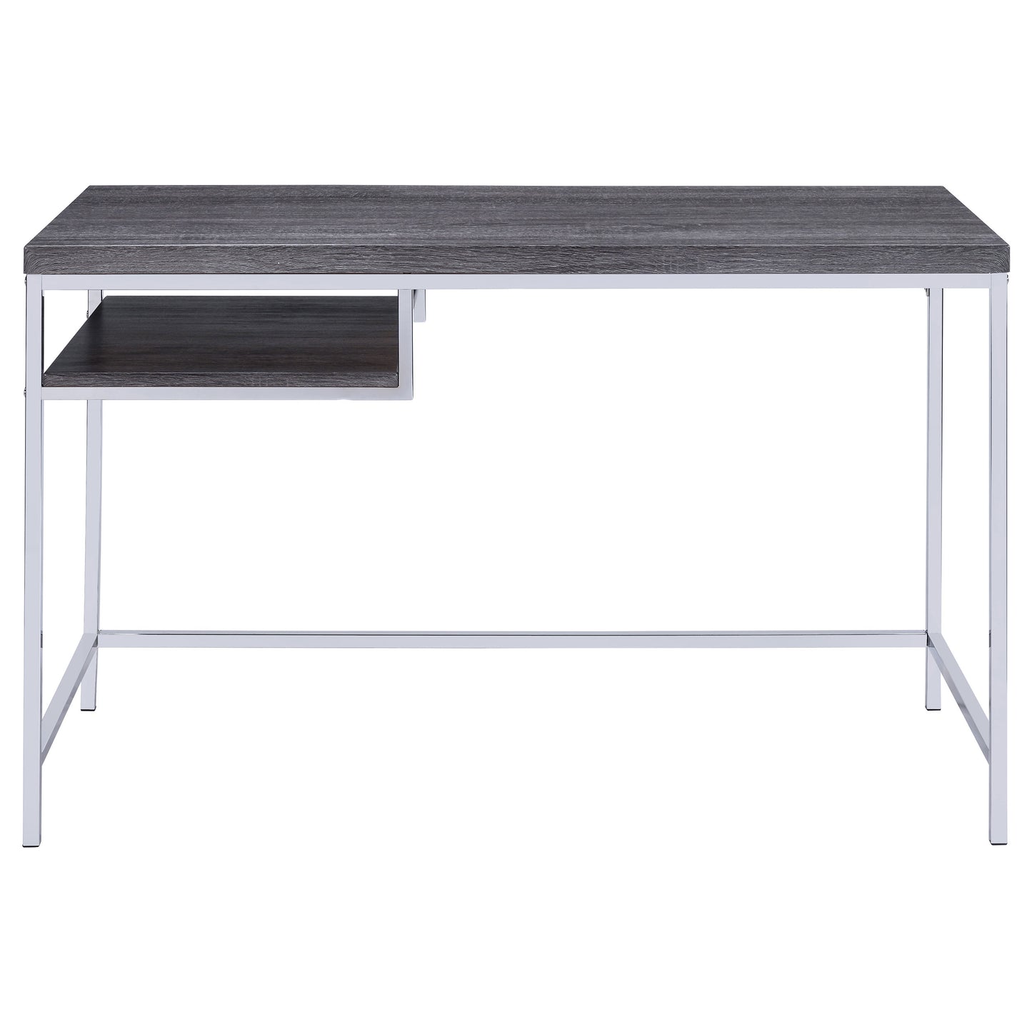 Kravitz 47-inch 1-shelf Writing Desk Weathered Grey