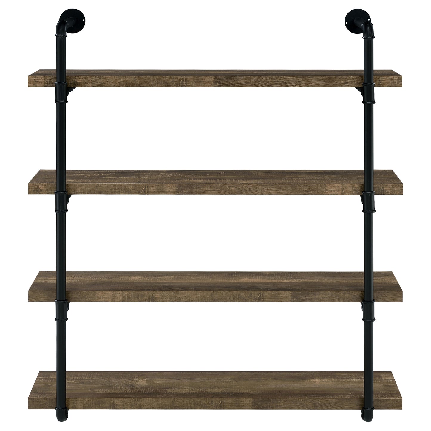 Elmcrest 39-inch 4-shelf Wall Bookshelf Rustic Oak