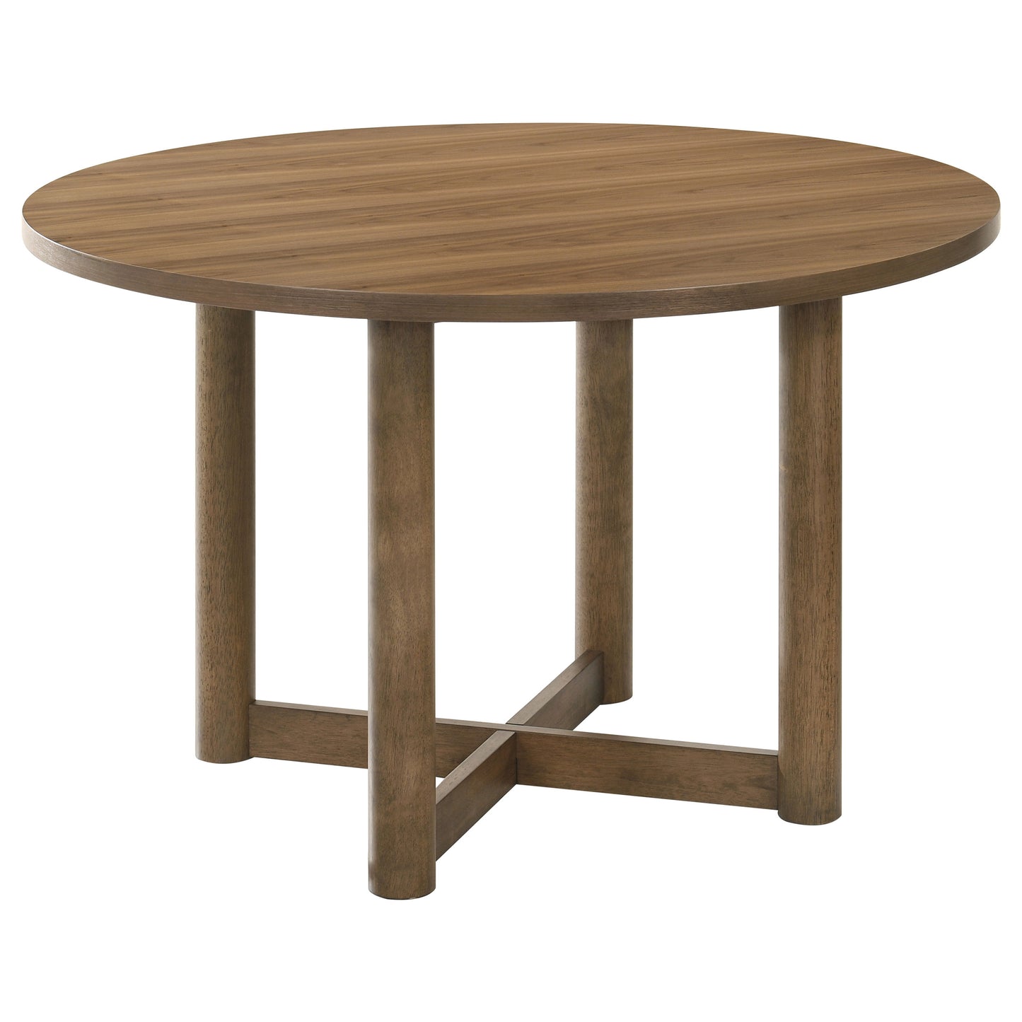 Biltmore 46-inch Round Wood Dining Table Walnut